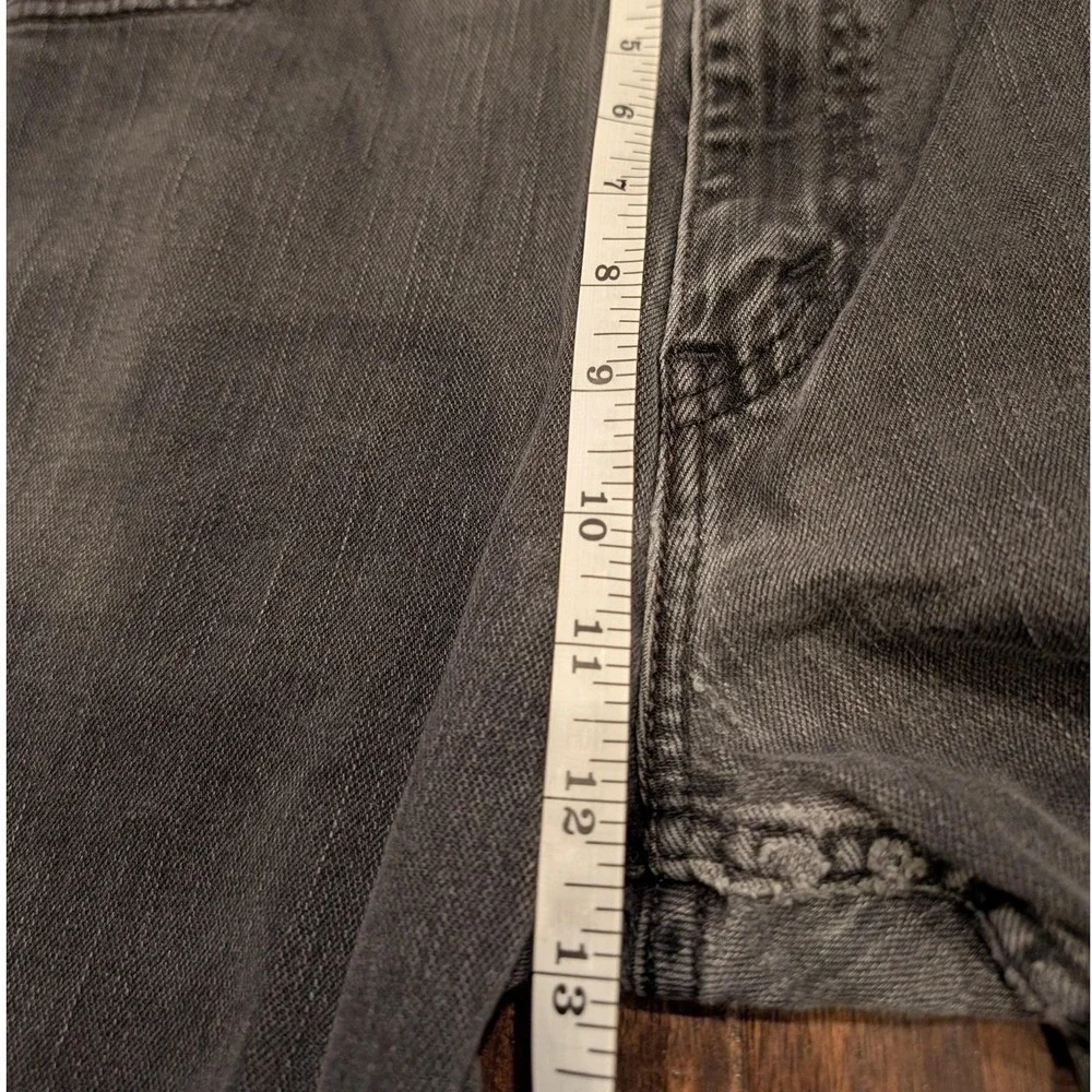Levis 569‎ Jeans Mens 38x34 Fit 40x32 Faded Black Straight Leg Relaxed Fit Denim